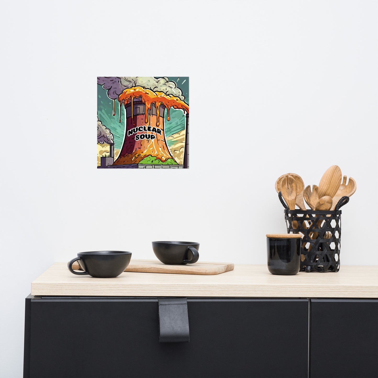 Nuclear Soup Graphic Poster