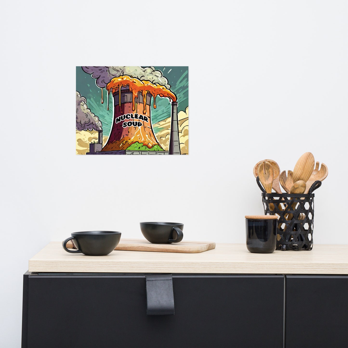 Nuclear Soup Graphic Poster
