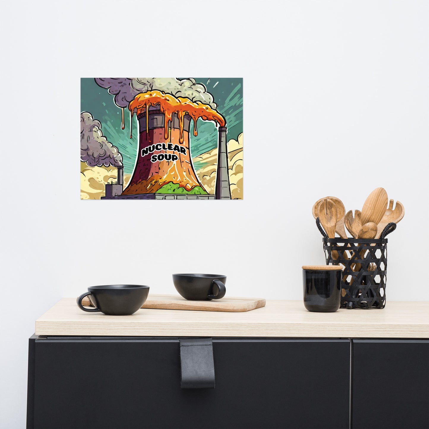 Nuclear Soup Graphic Poster