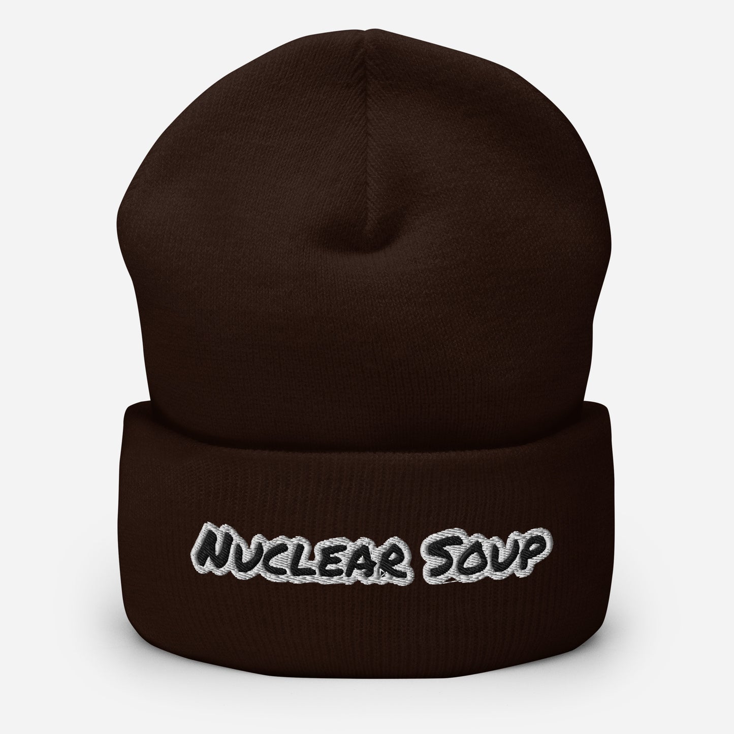 Nuclear Soup Embroidered Beanie