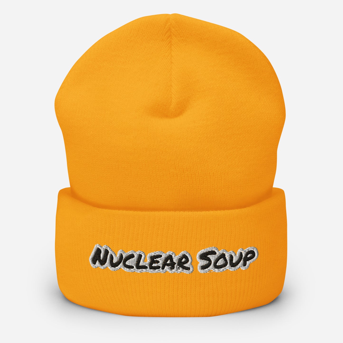 Nuclear Soup Embroidered Beanie