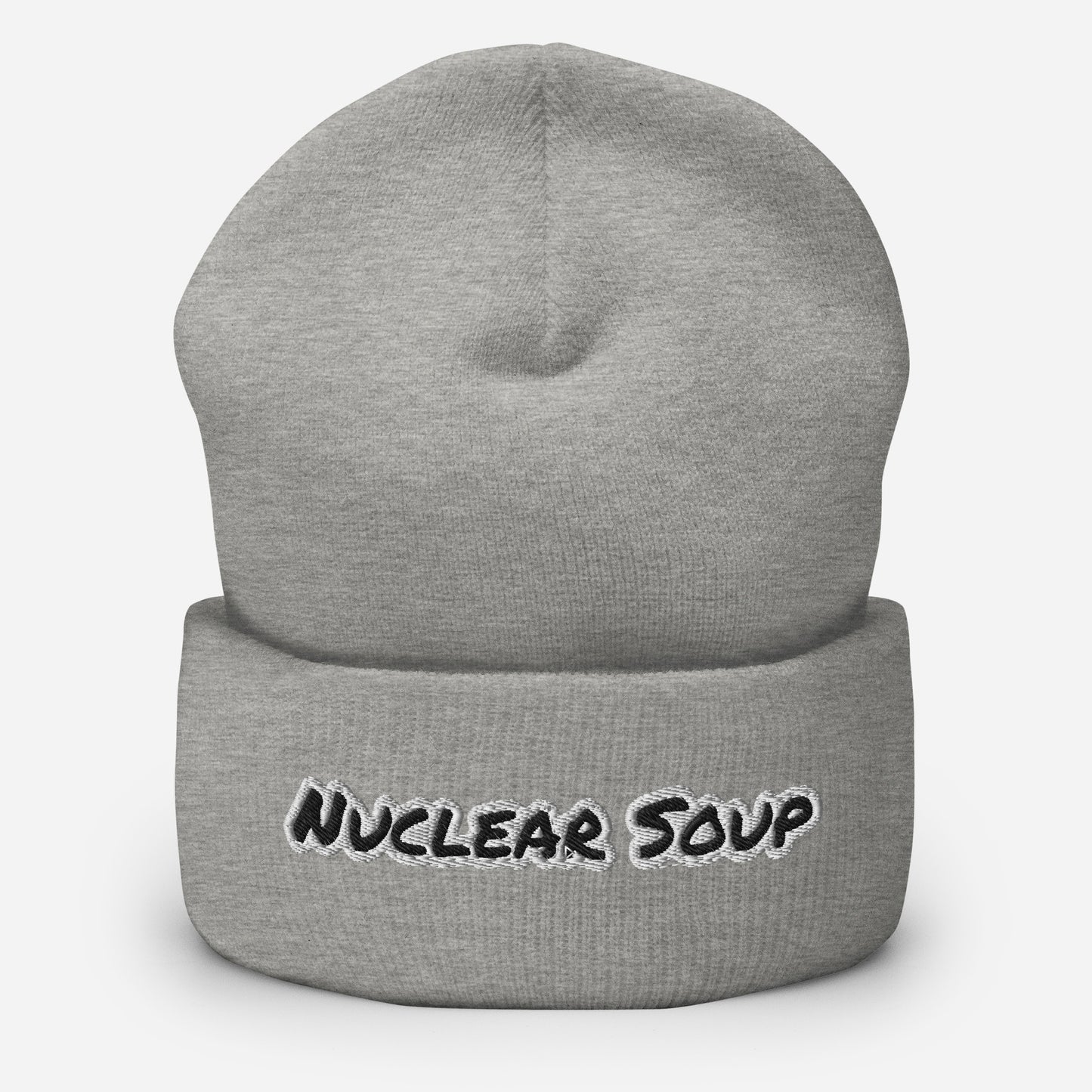 Nuclear Soup Embroidered Beanie