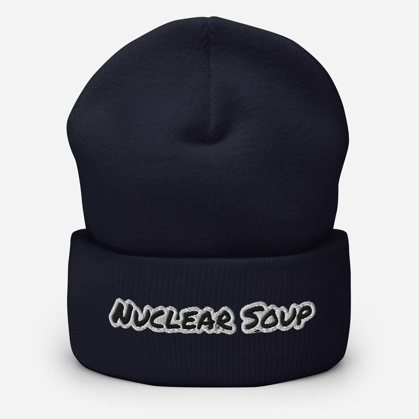 Nuclear Soup Embroidered Beanie