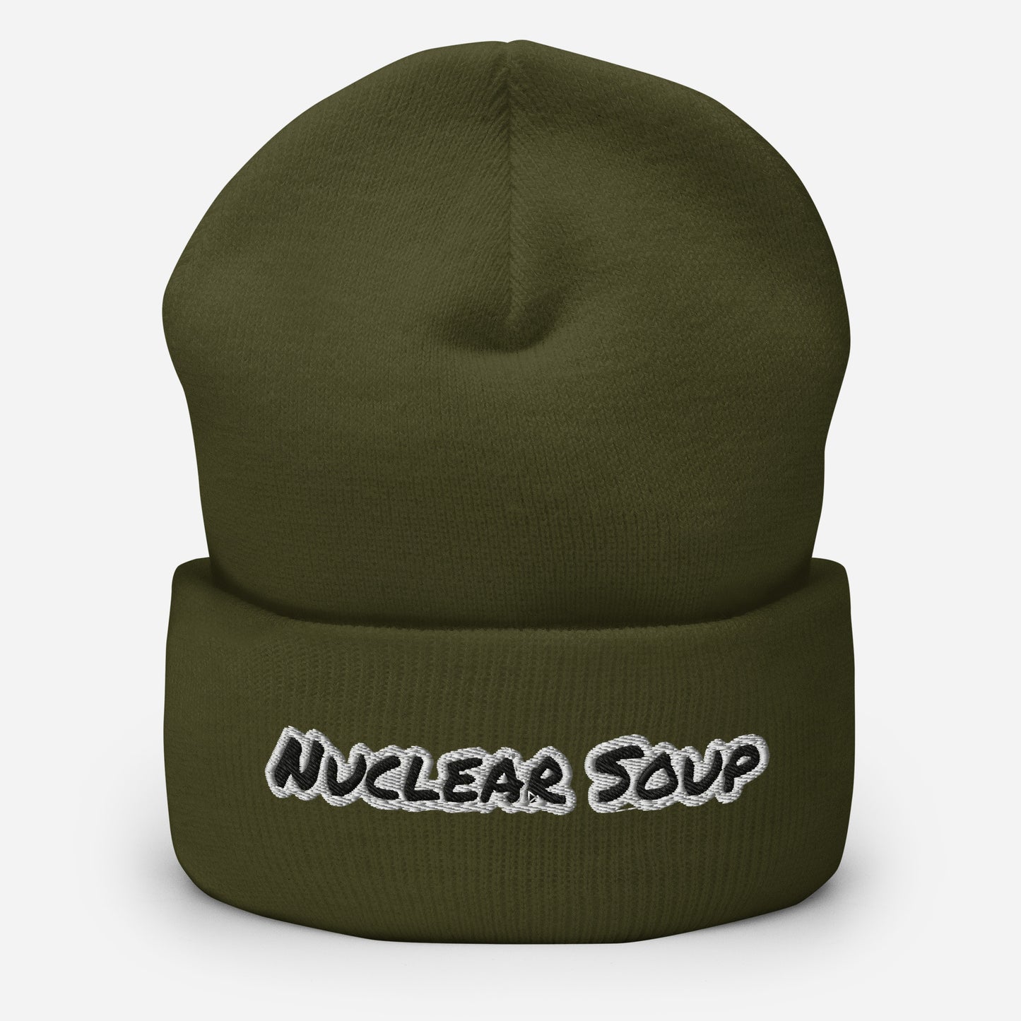 Nuclear Soup Embroidered Beanie