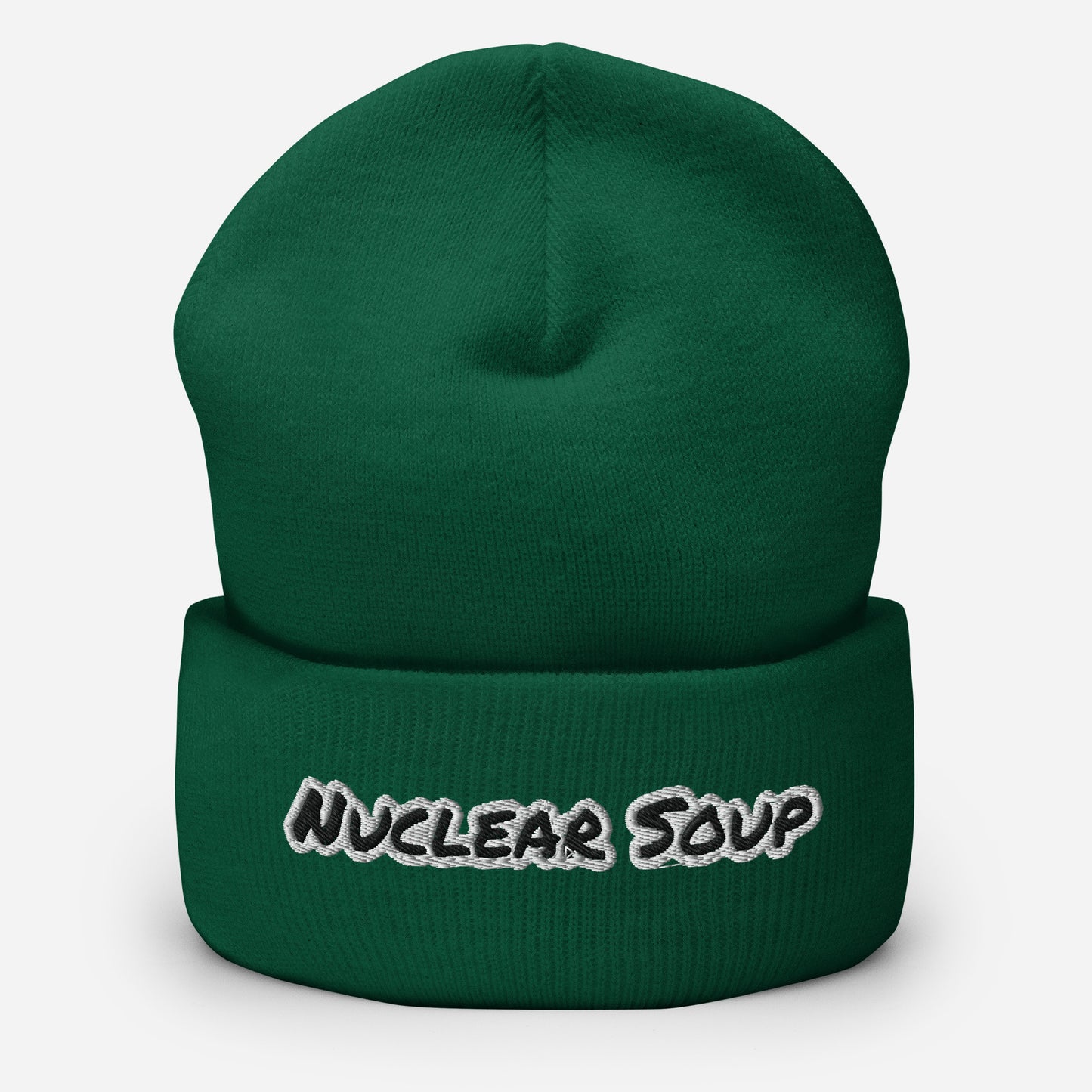 Nuclear Soup Embroidered Beanie