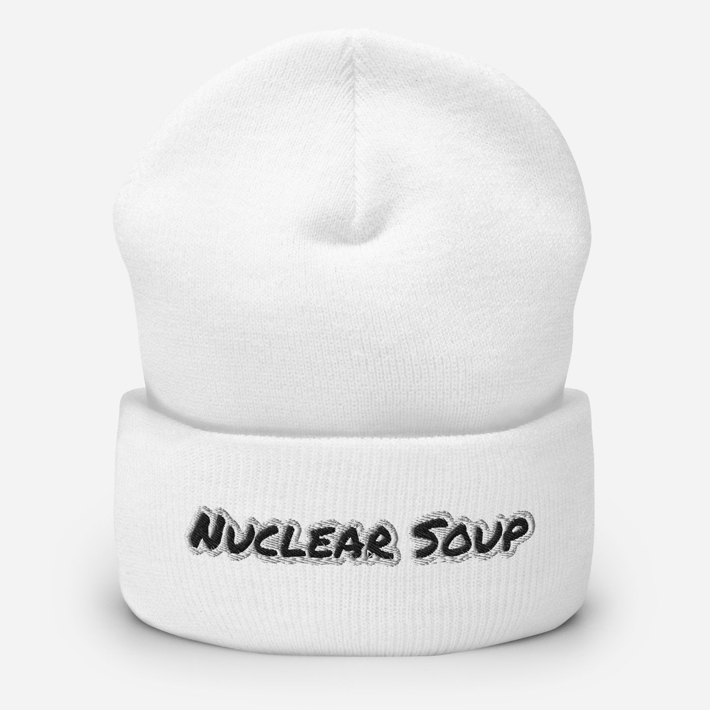 Nuclear Soup Embroidered Beanie